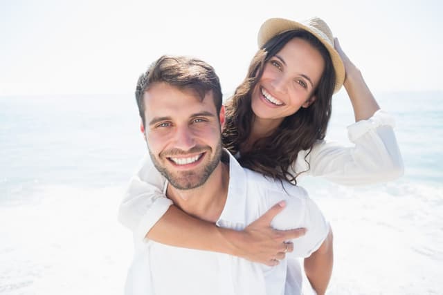 Couple on the beach