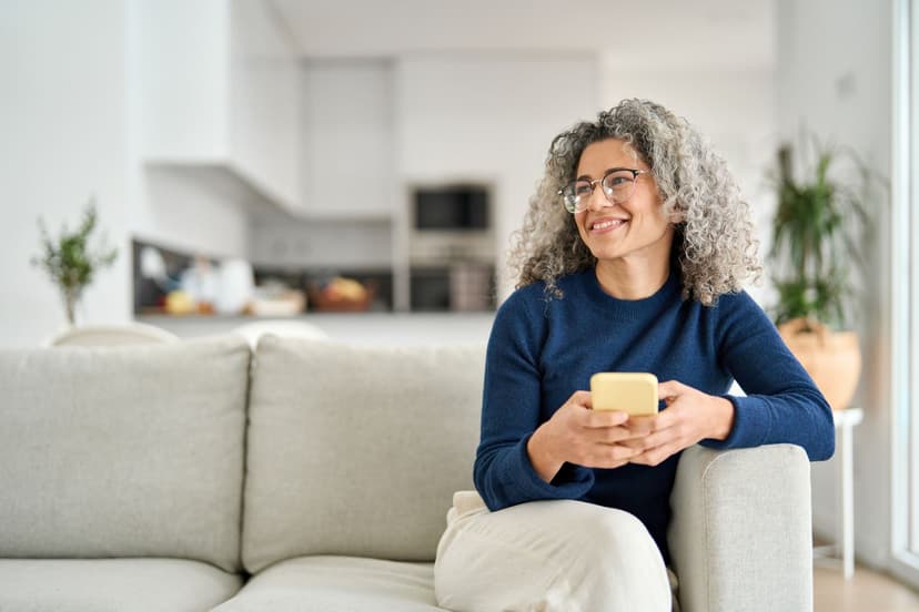 Woman exploring her options