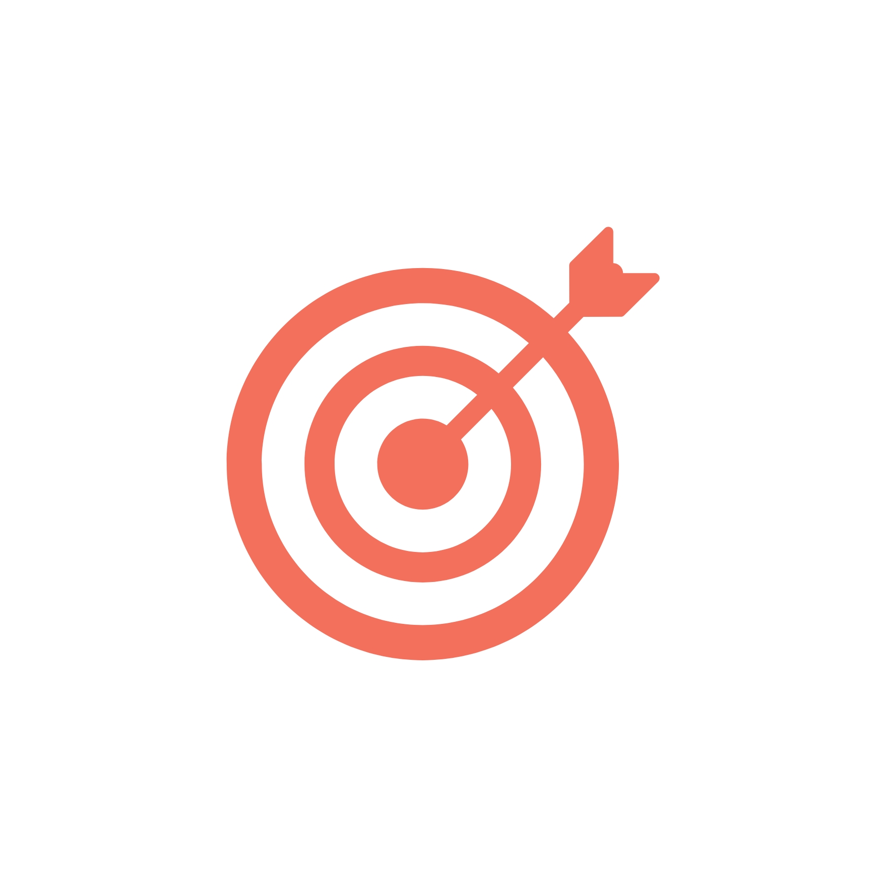 Enquiry Icon, Button Get Started in Bittersweet Red